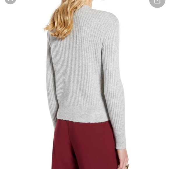 Halogen – Ribbed V-Neck Cardigan - Picture 2 of 6